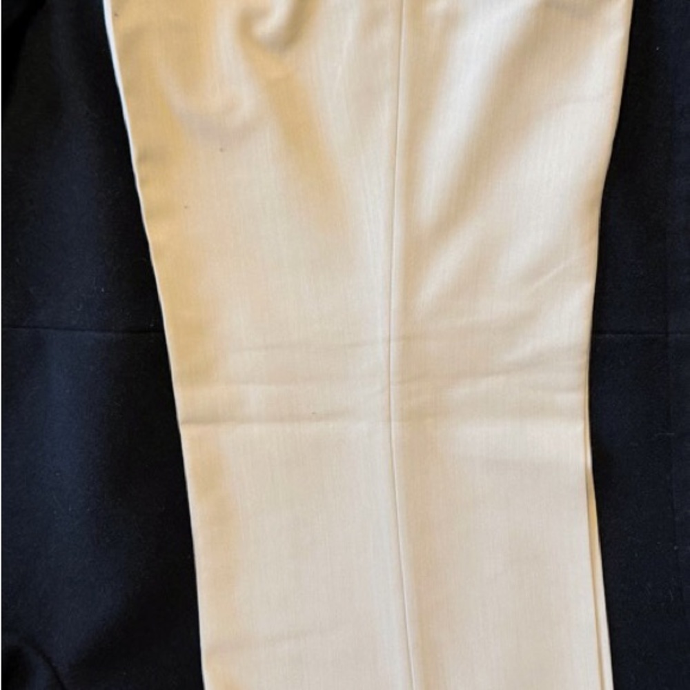 Atelier Sona Black and Cream Boot Cut Pants